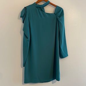 BCBG MAXAZRIA OFF SHOULDER DRESS